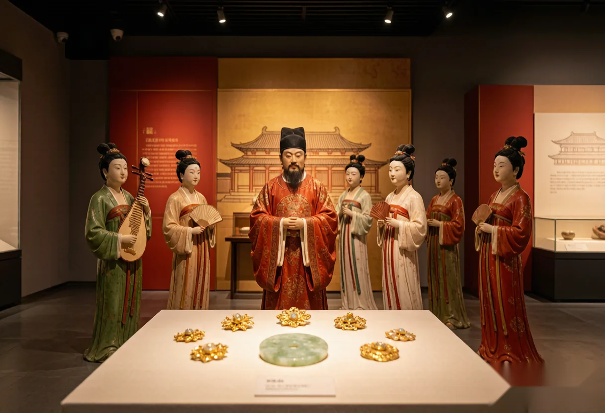 Tang dynasty exhibits gallery at the Luoyang Museum