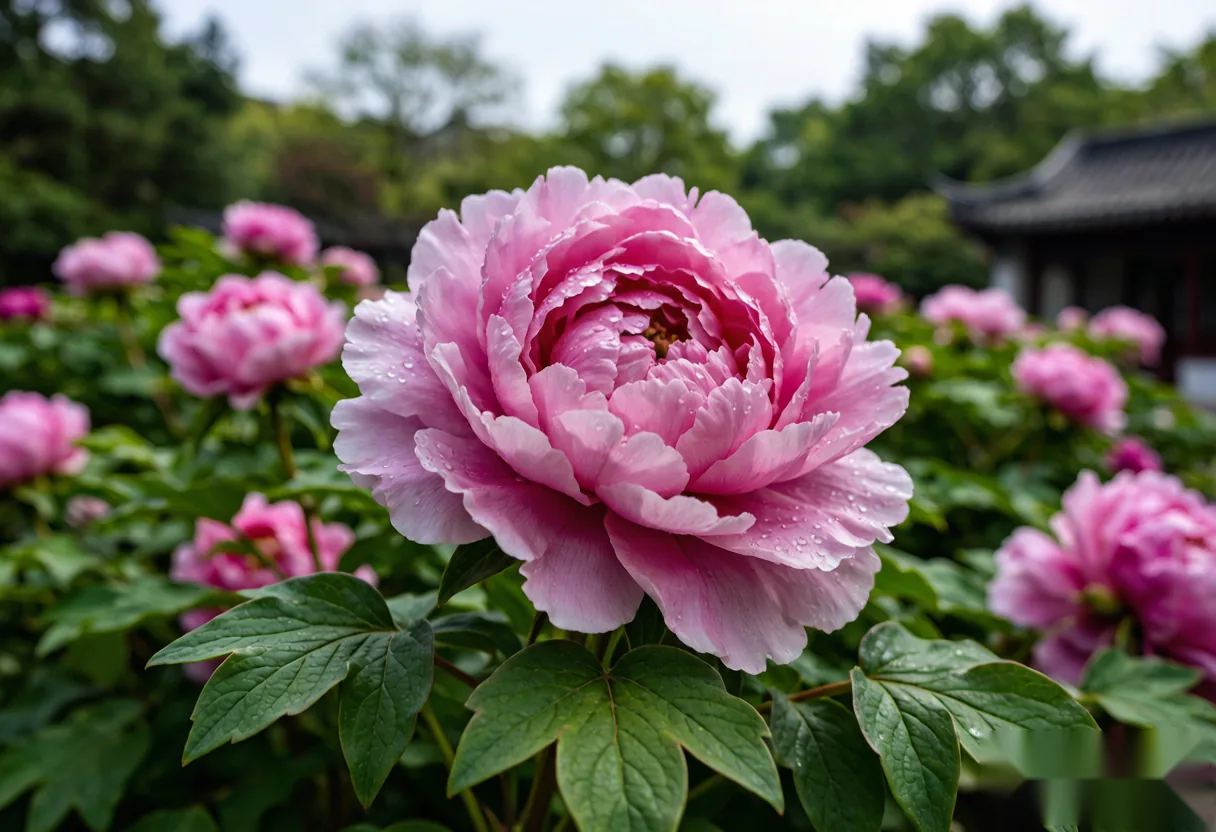 Peony blossoms — the flower that has symbolised Luoyang since the Tang dynasty